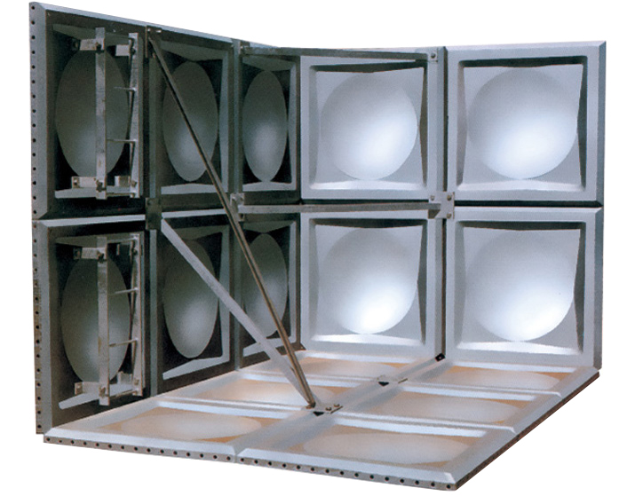 Pressed steel tank